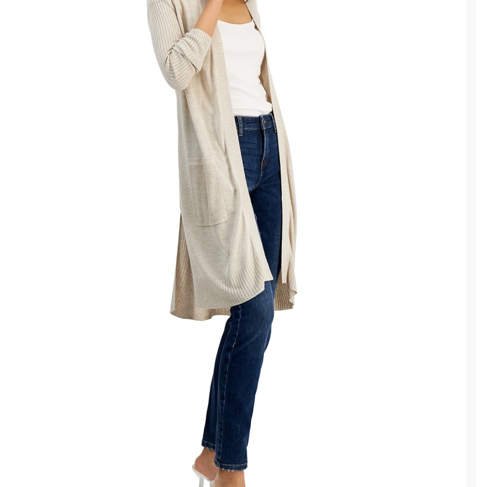 Incoco Beige Long Cardigan